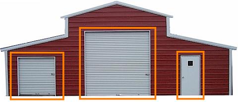 standard garage door options